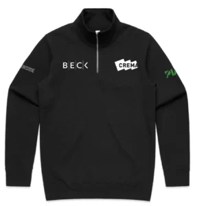 Caulfield Place Half Zip Stencil Sweater